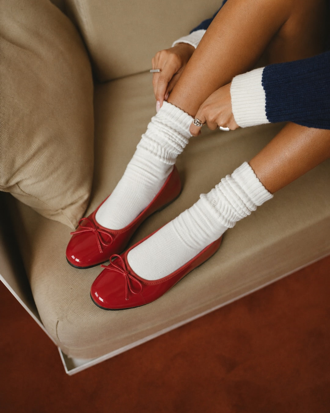Briony Bow Ballet Flats