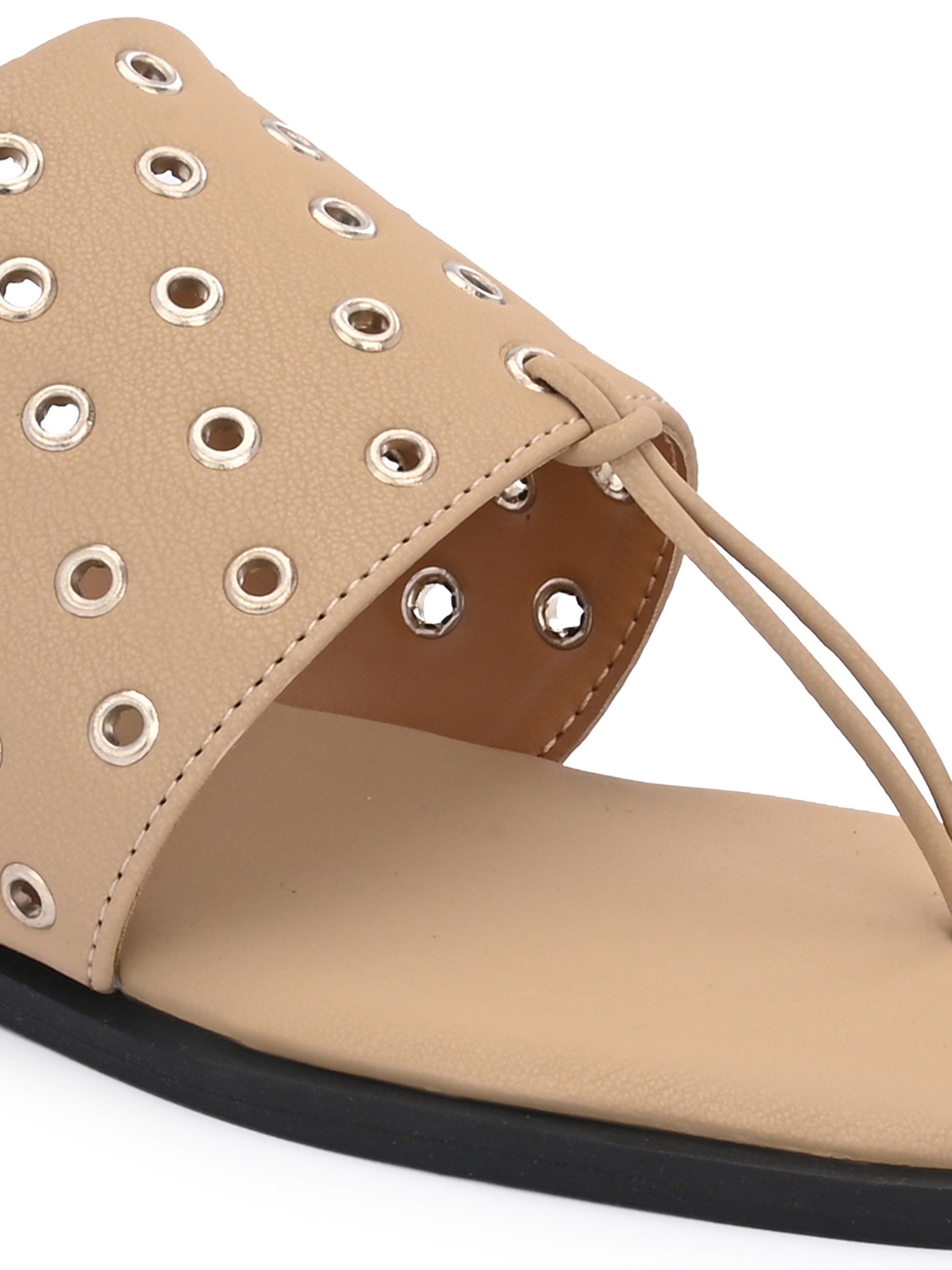 Shareen Studded See Through Flats