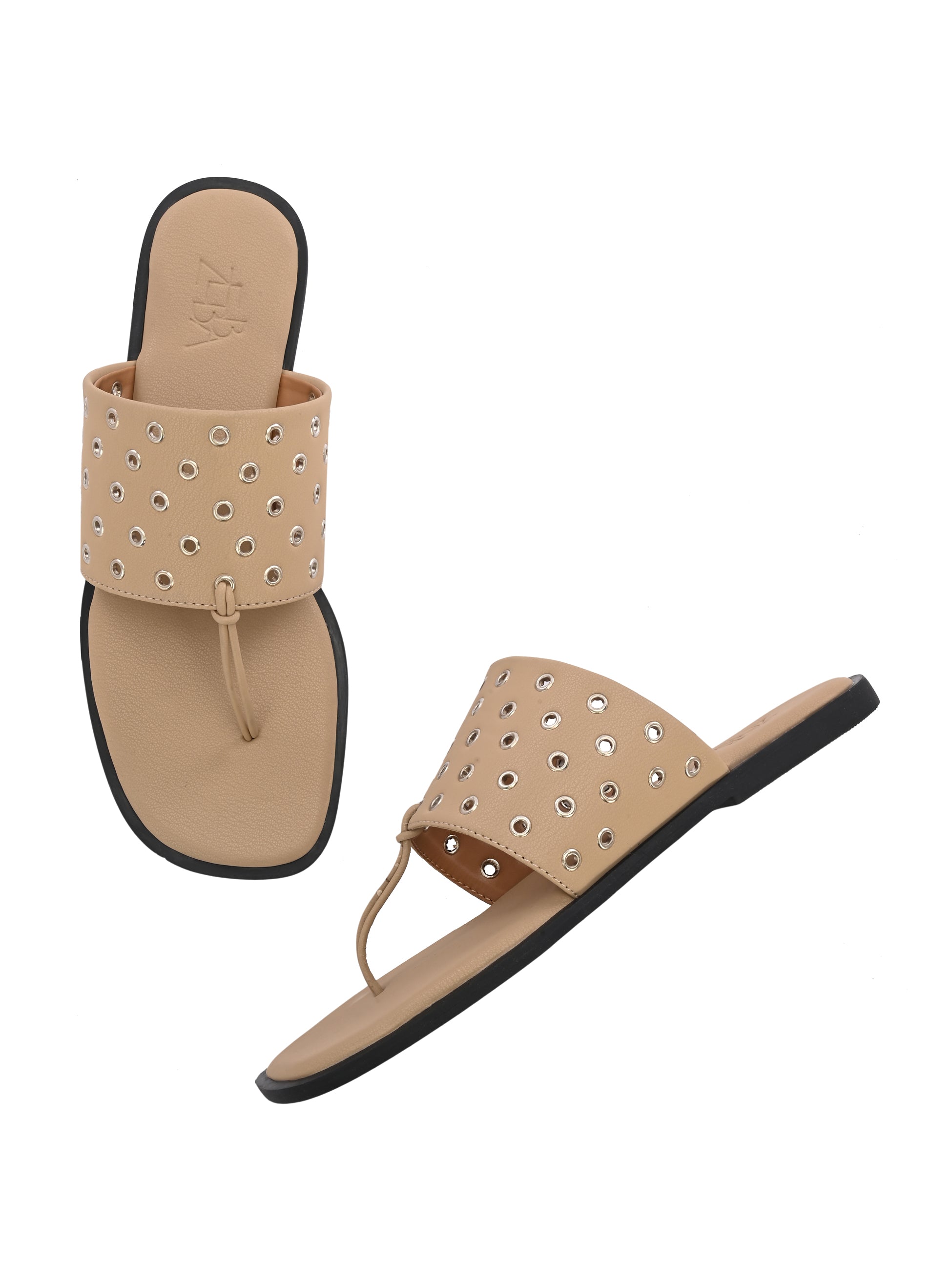 Shareen Studded See Through Flats