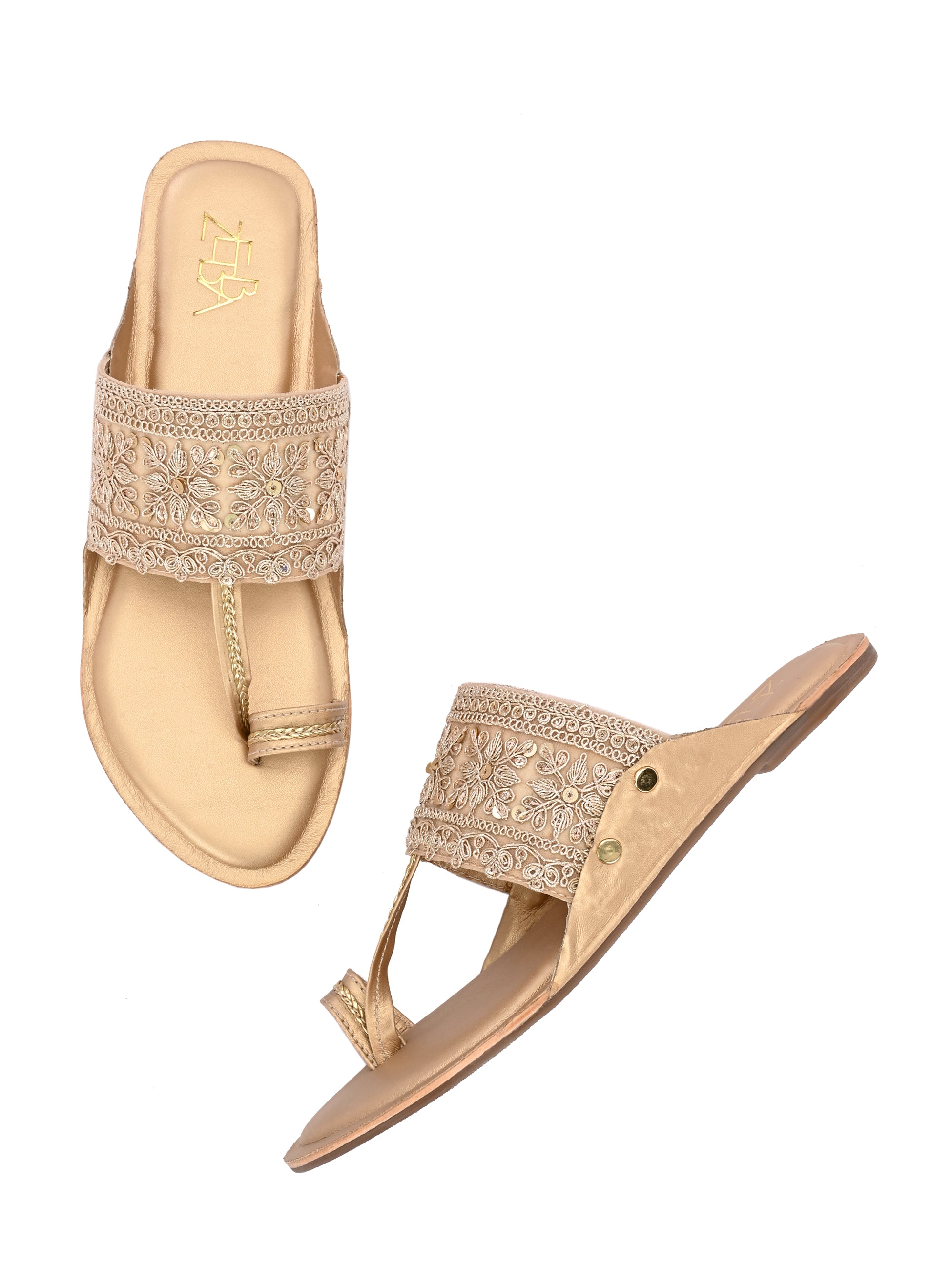 Parisa Embroidered Kolhapuri
