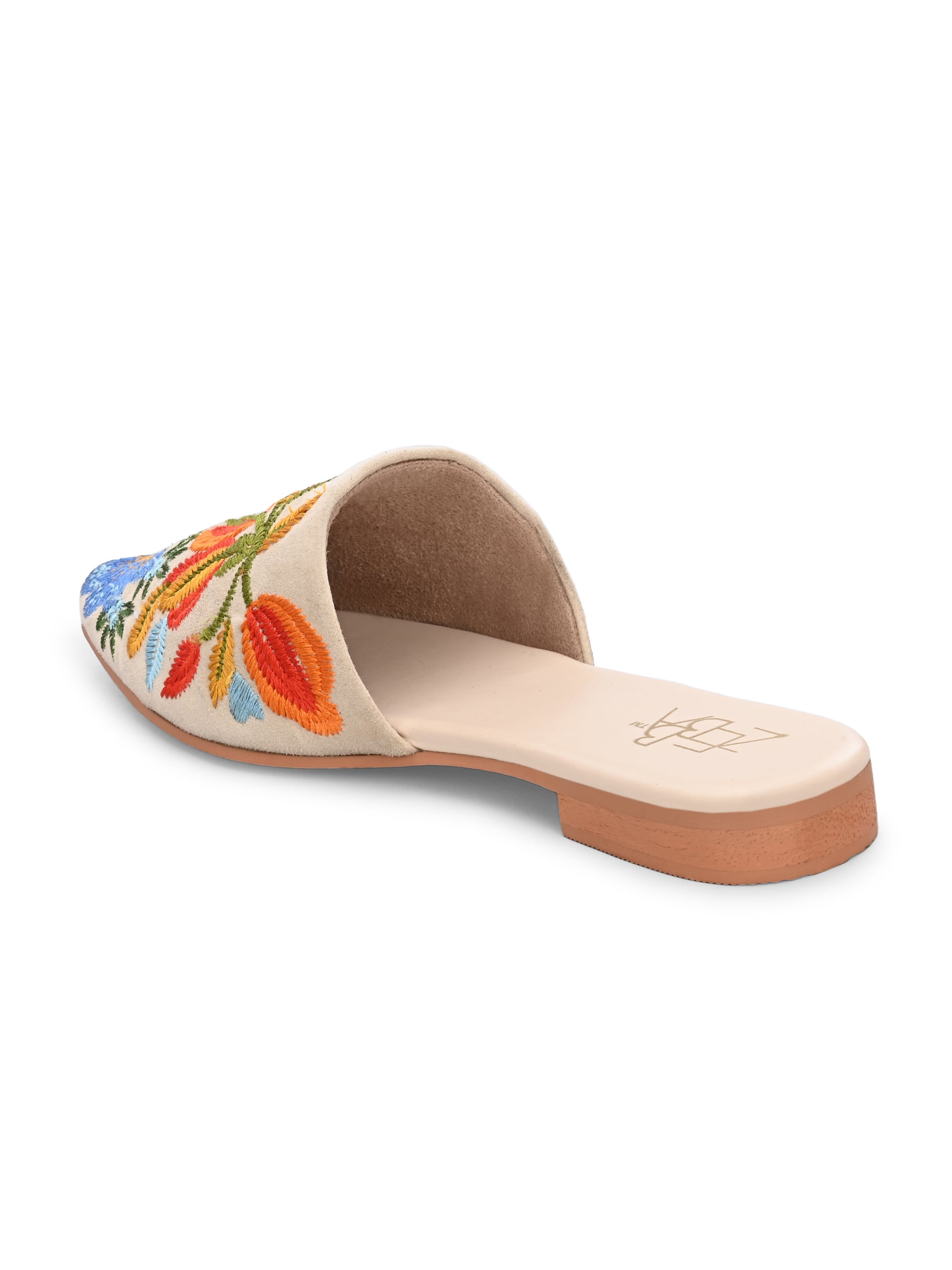 Avni Embroidered Mules