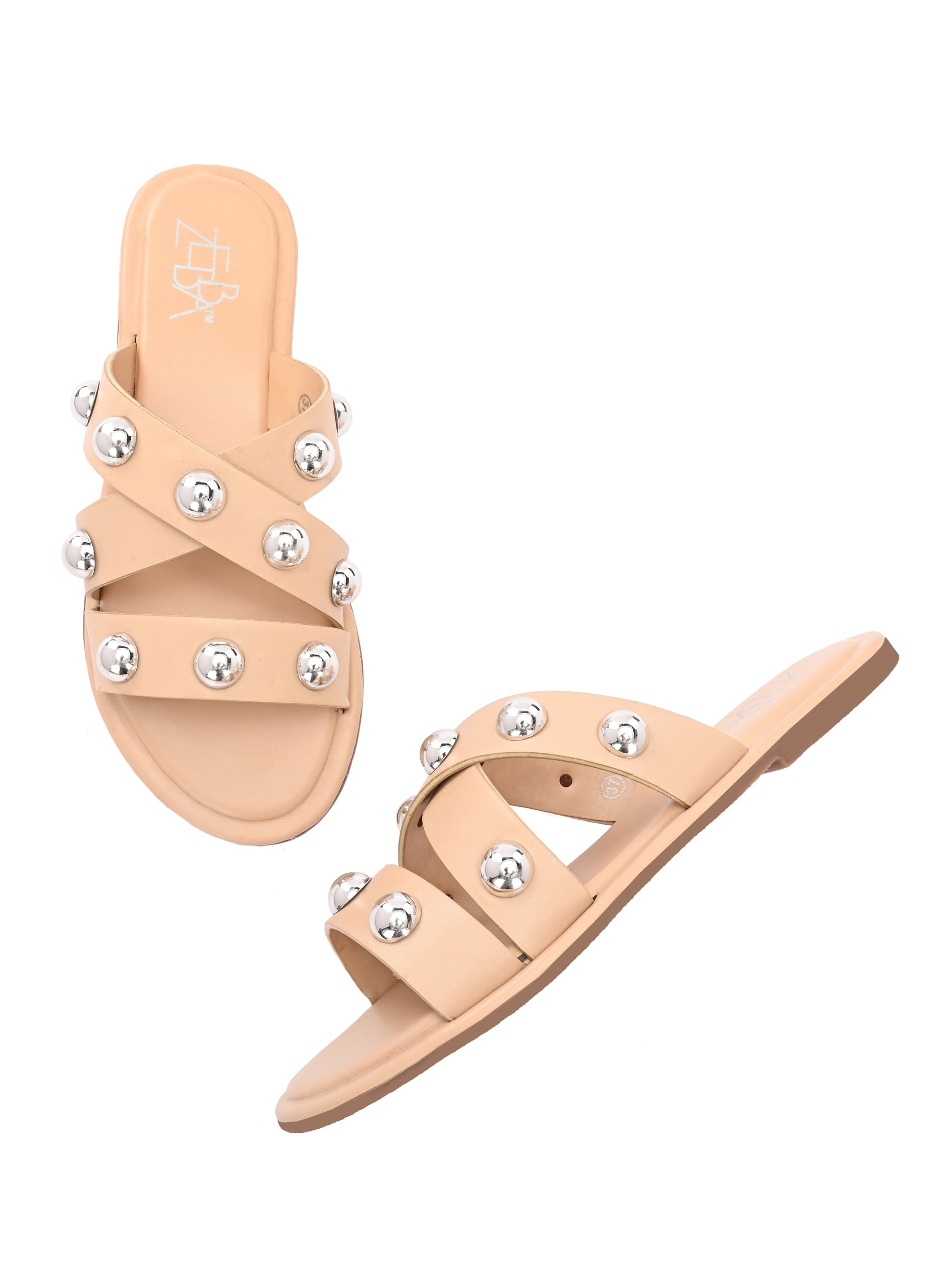 Elara Studded Slip ons