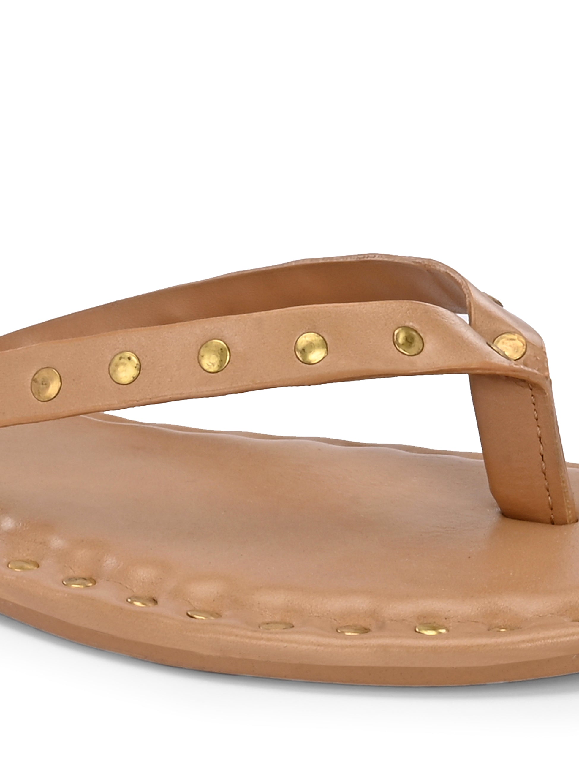 Aisle Beige studded Slip on