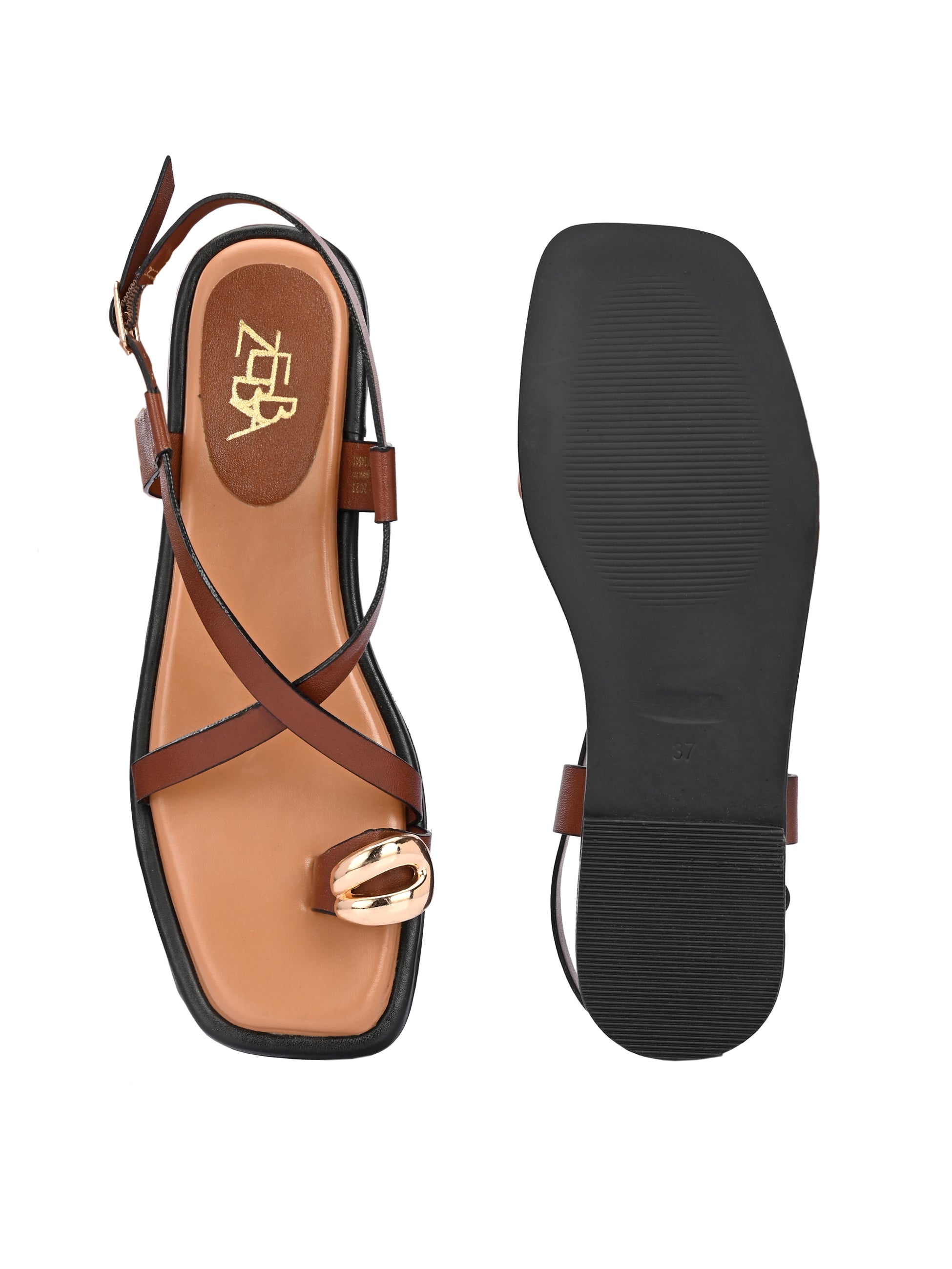 Aynah Tan Sandals