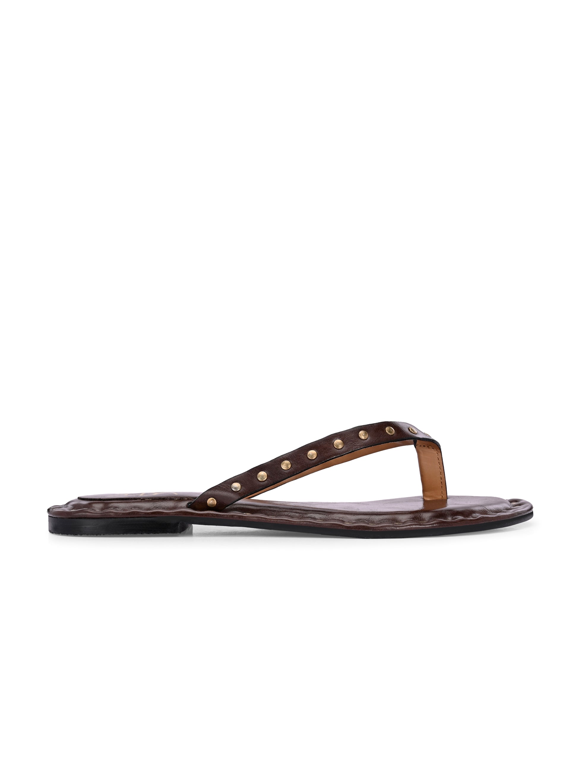 Aisle Brown studded Slip on