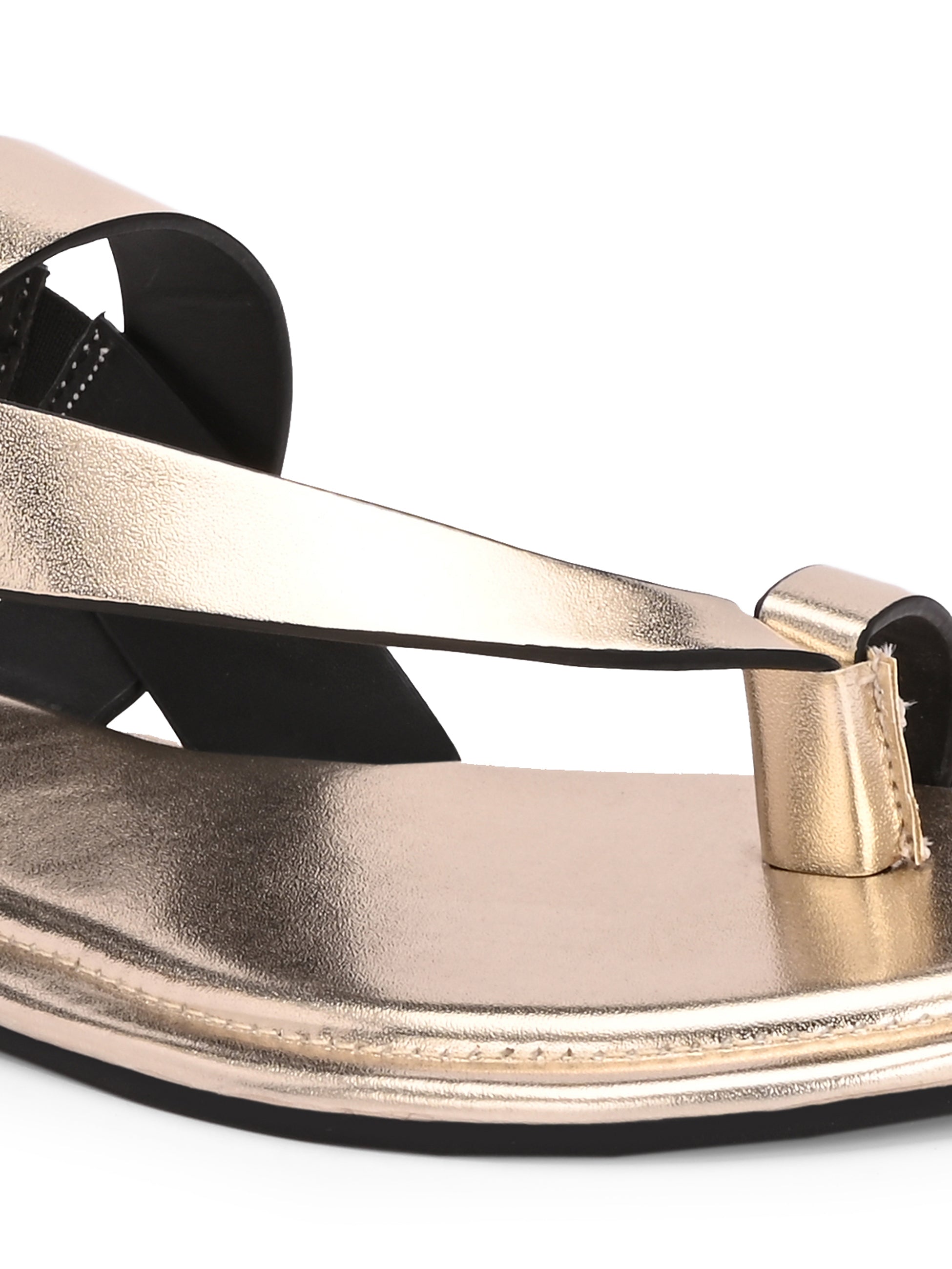 Barely there Python sandals
