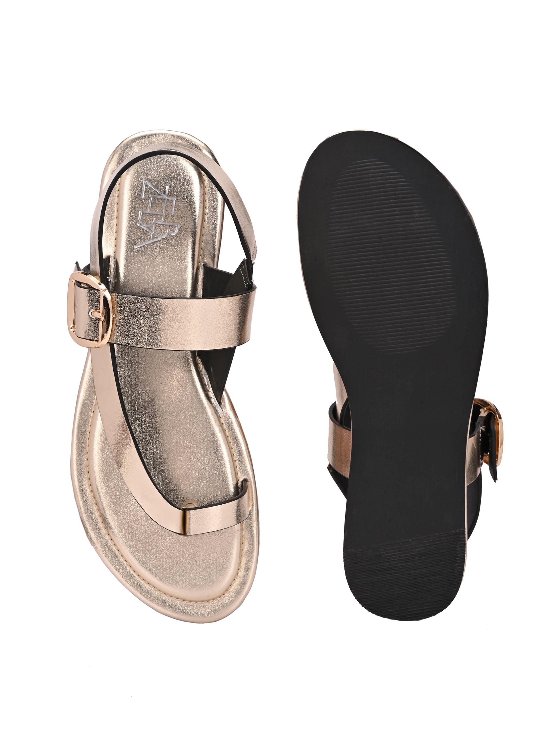 Barely there Python sandals