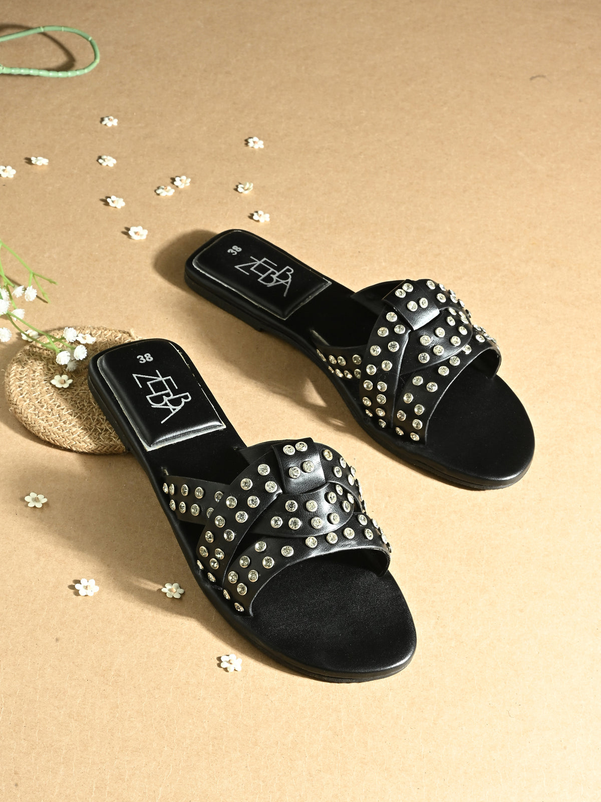 Arlo Stone Studded Flats