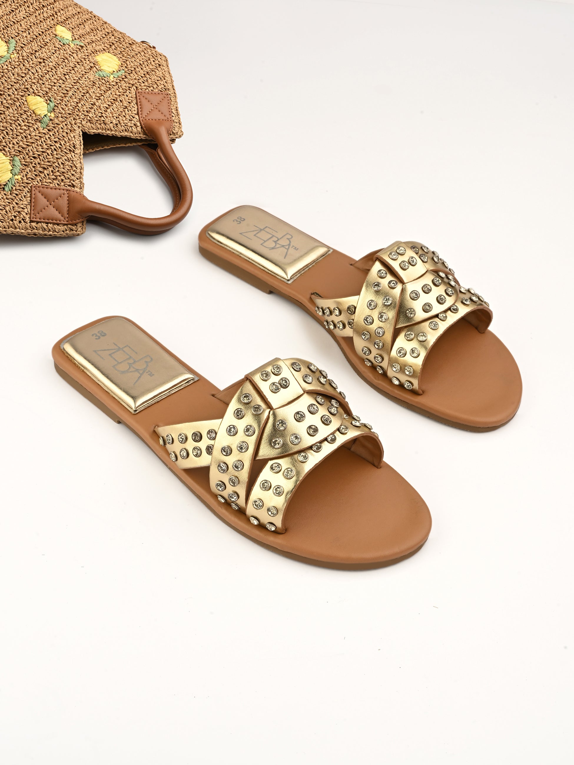 Arlo Stone Studded Flats