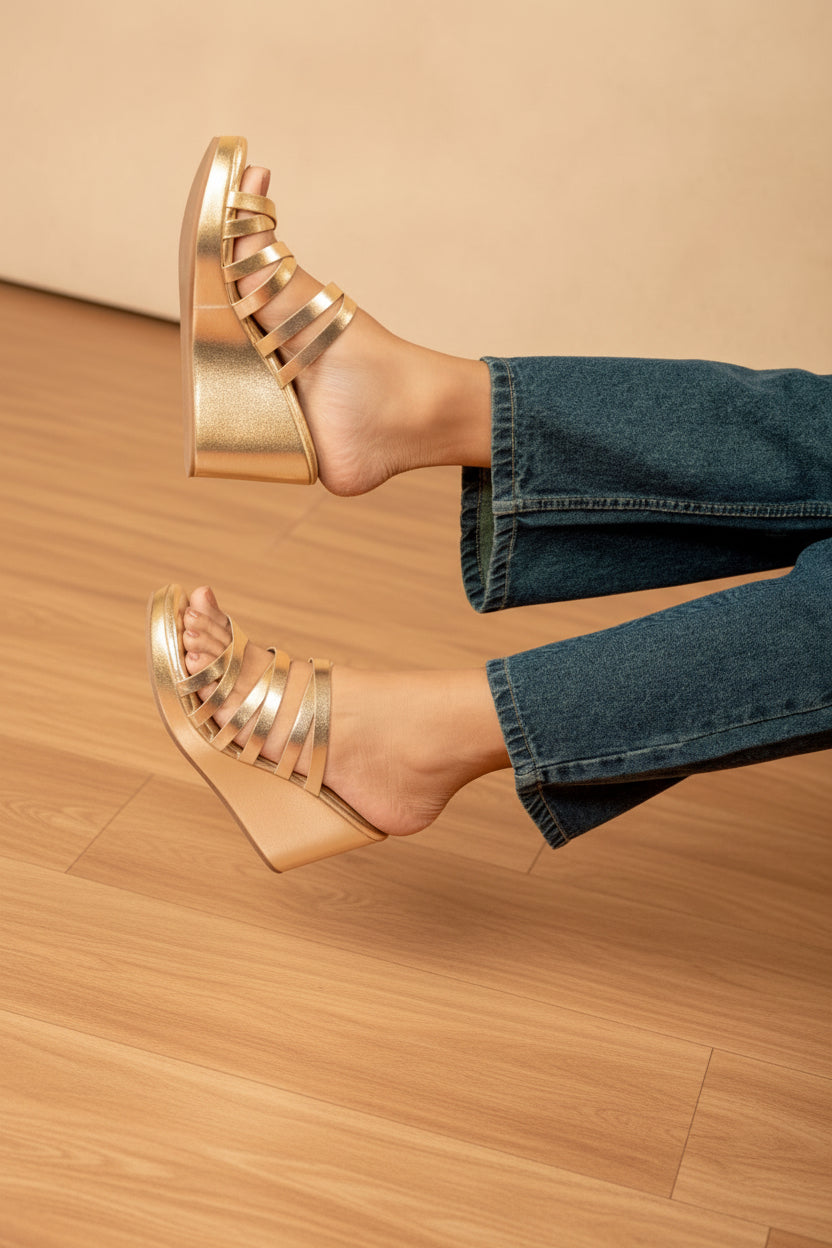 Jade Strappy Heels