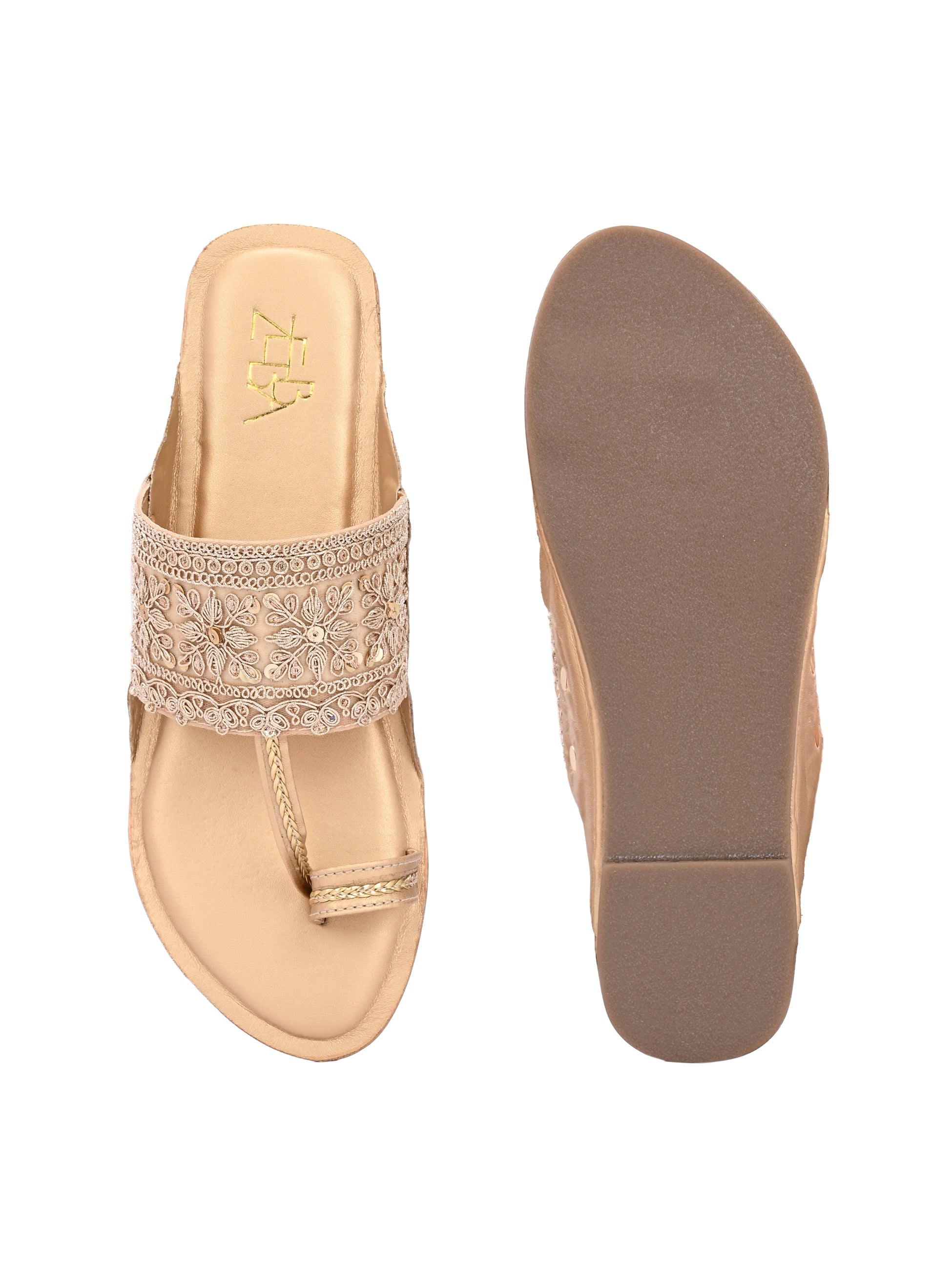 Parisa Embroidered Kolhapuri