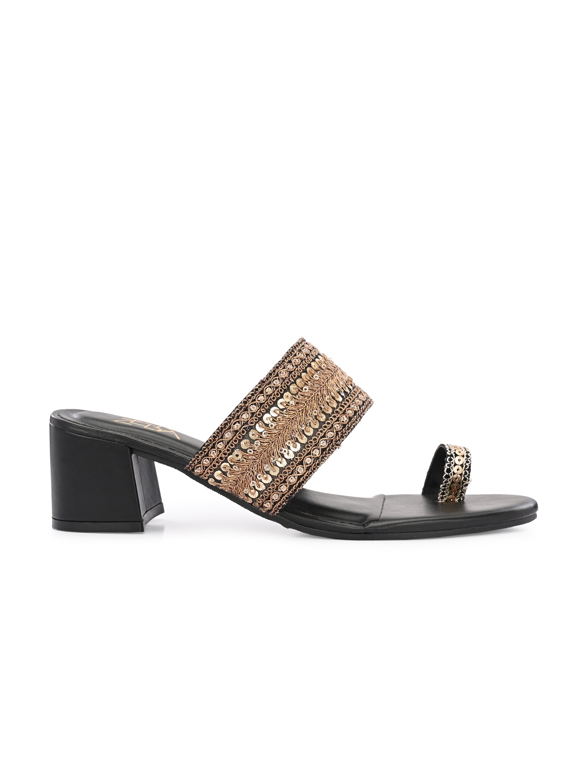 Surma black Kolhapuri Heels