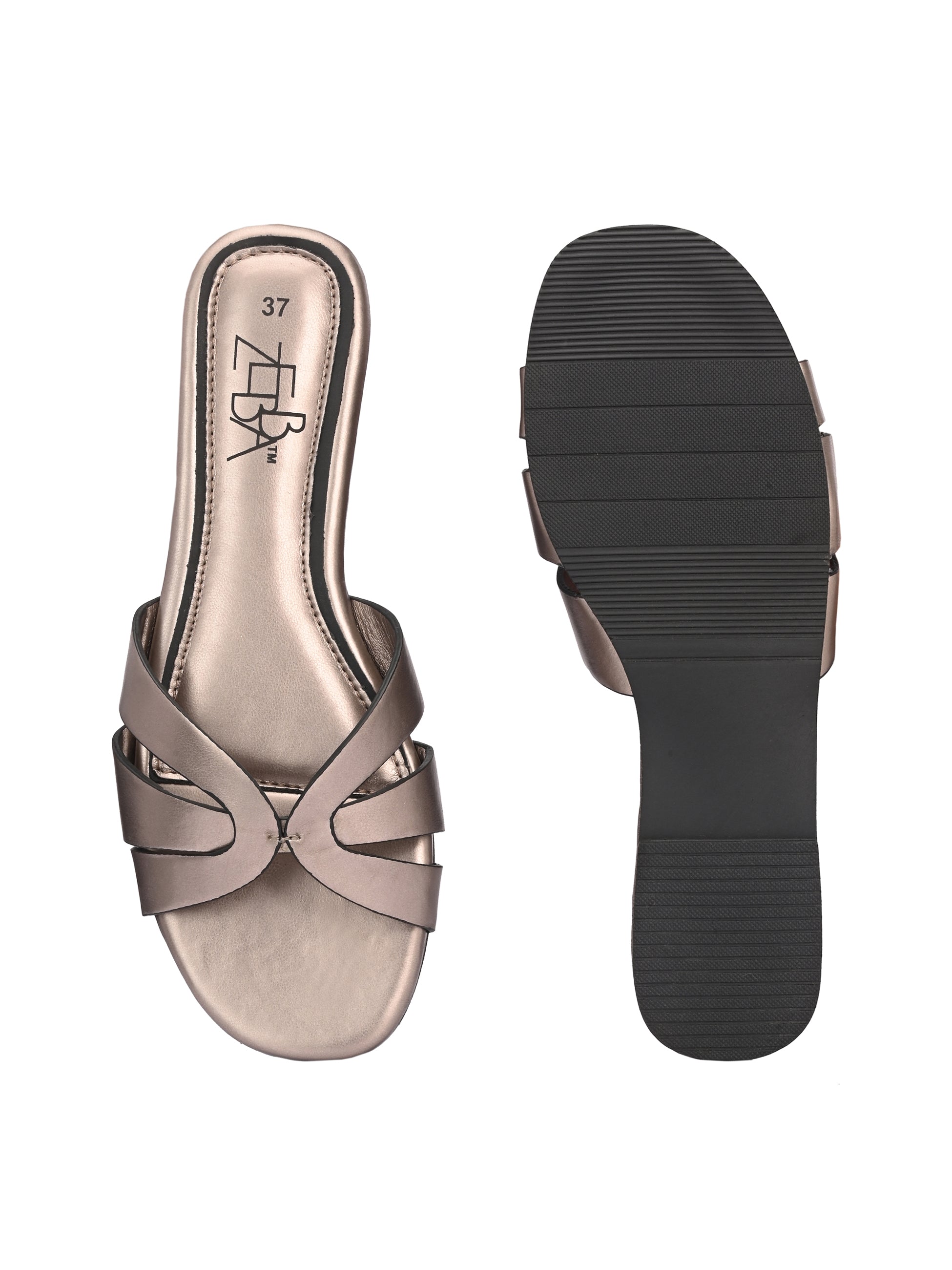 Aasmii Metallic Slip on