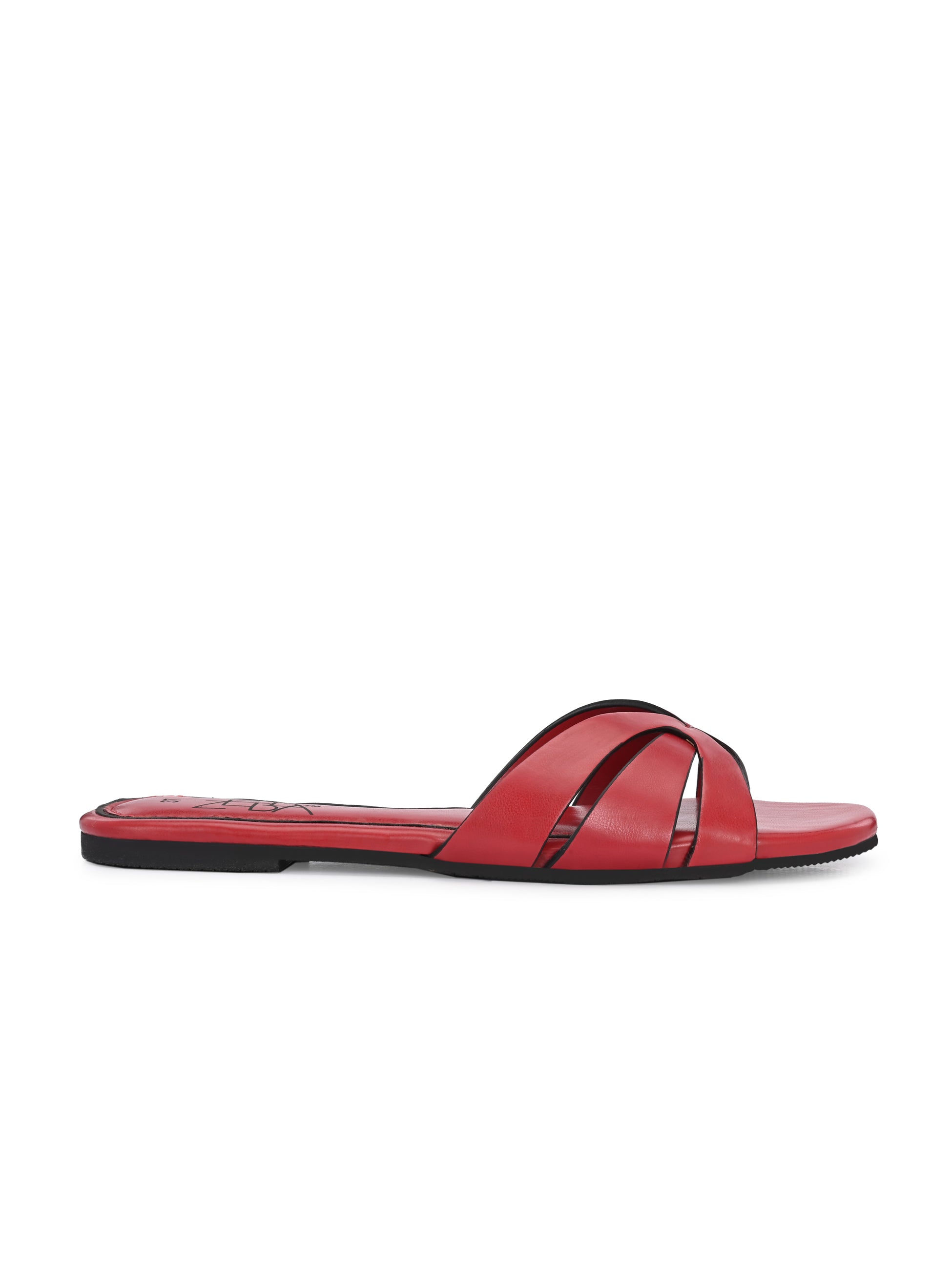 Aasmii Cherry Red Slip on
