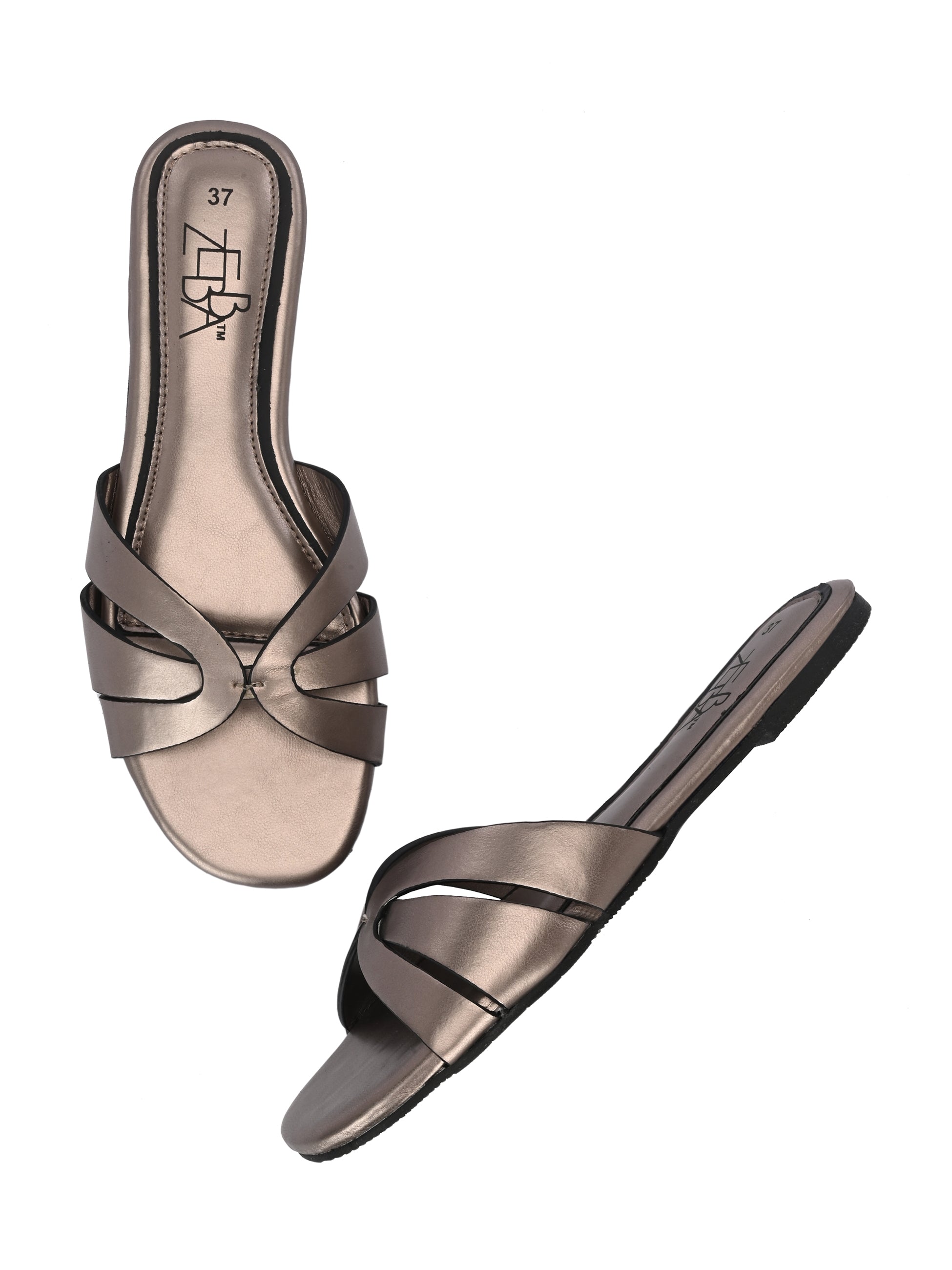 Aasmii Metallic Slip on