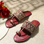 Parisa Embroided Kolhapuri