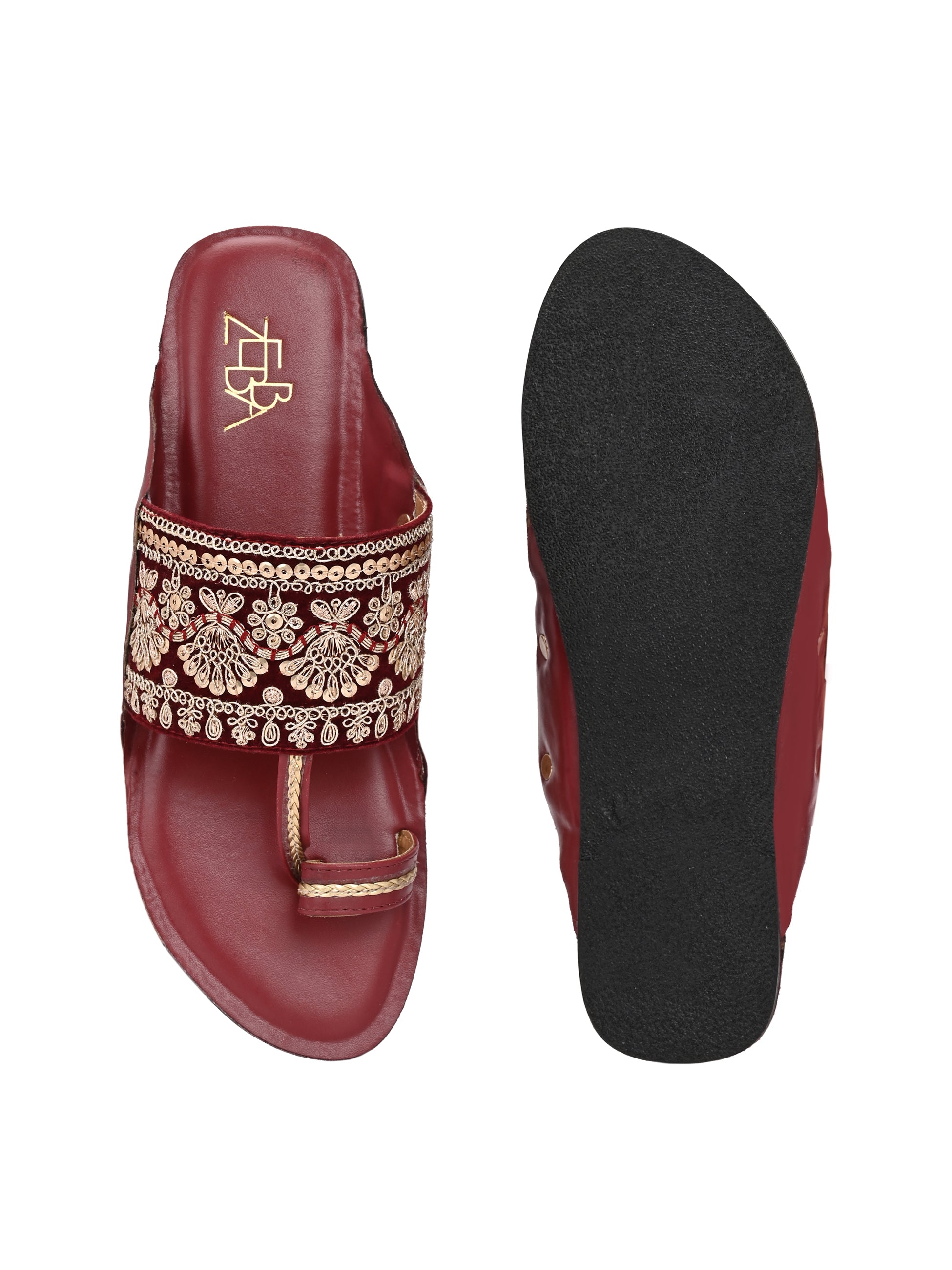 Parisa Embroided Kolhapuri