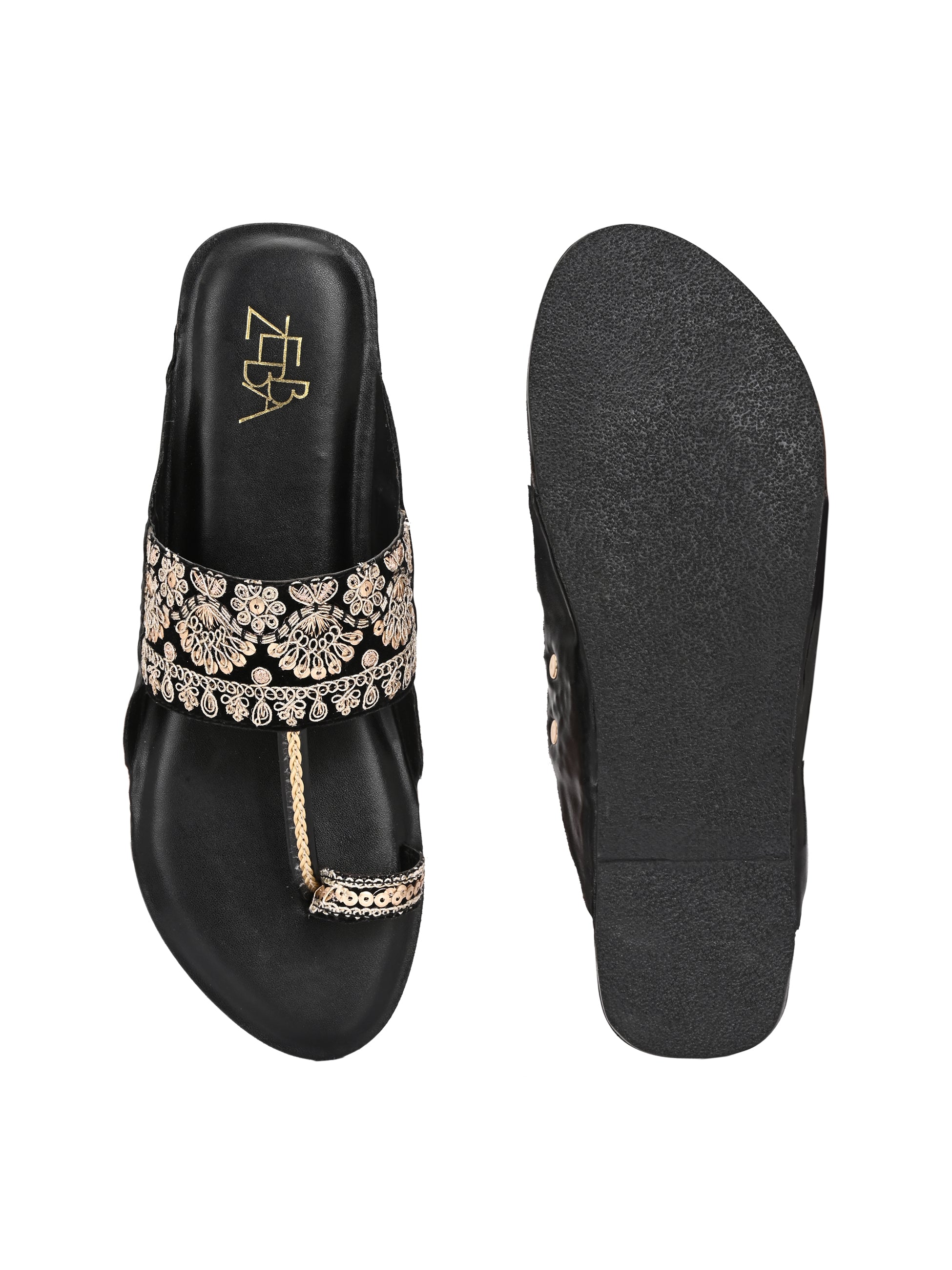 Parisa Embroidered Kolhapuri