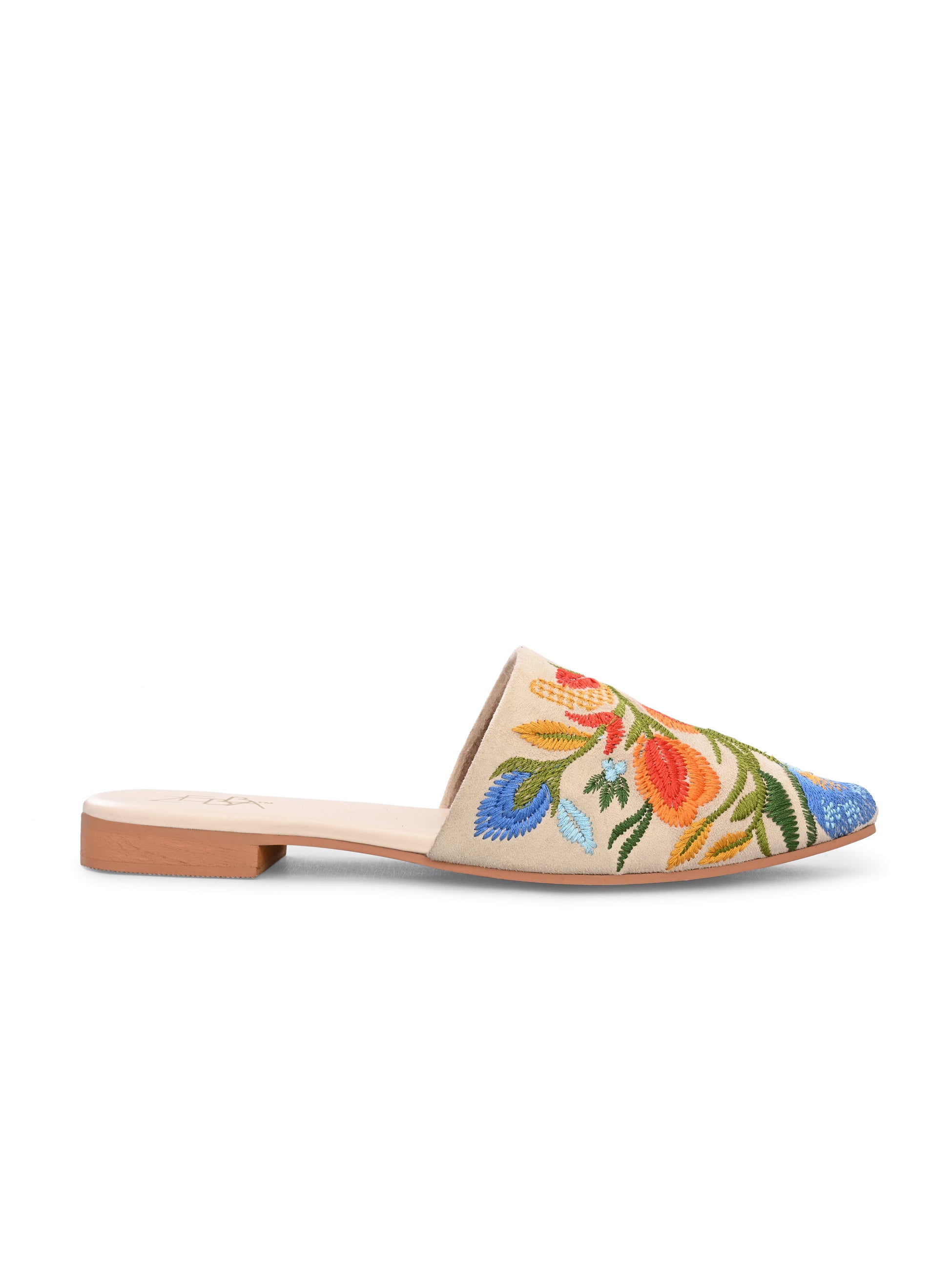 Avni Embroidered Mules