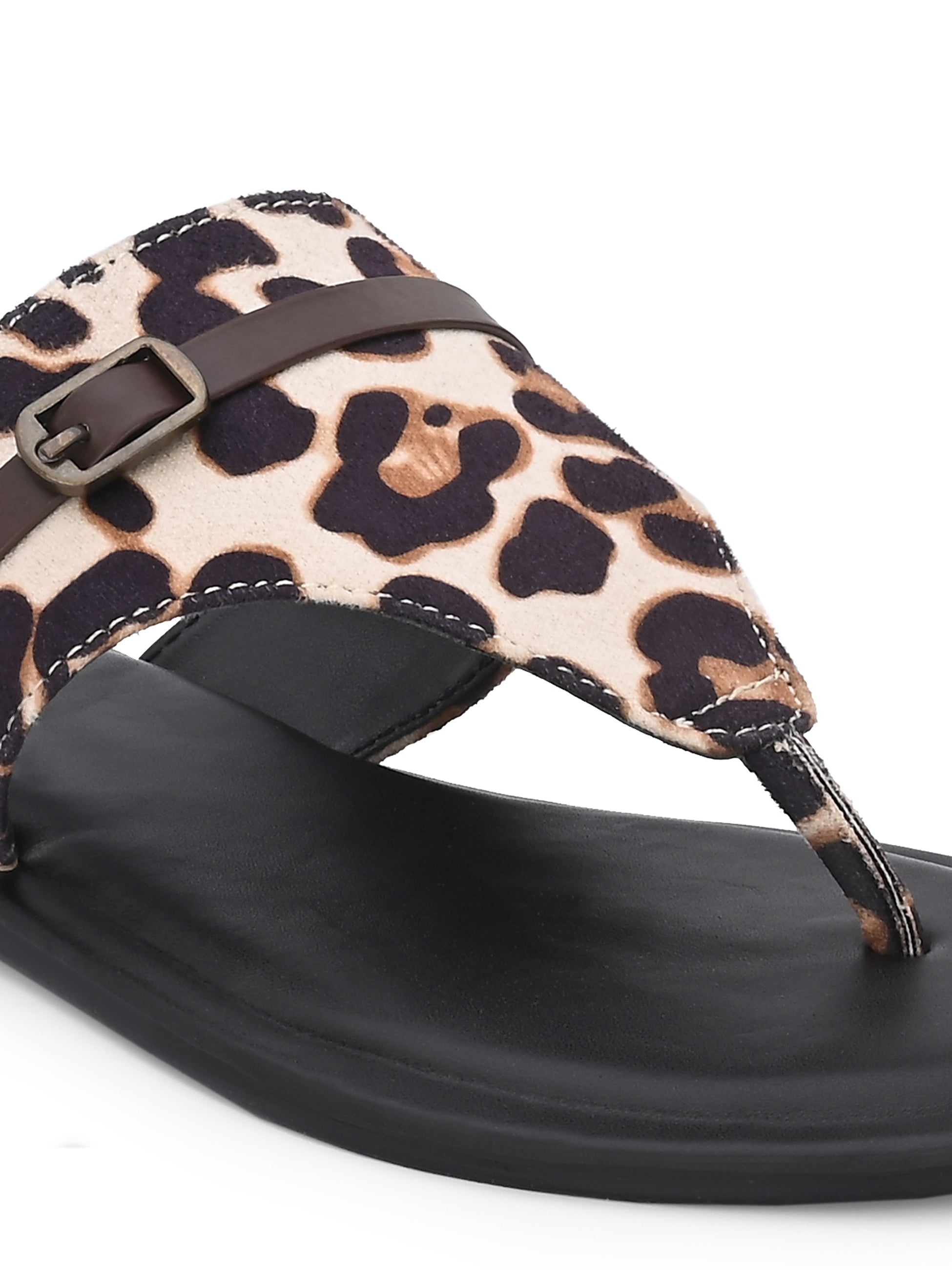 Amur Leopard Print Flats
