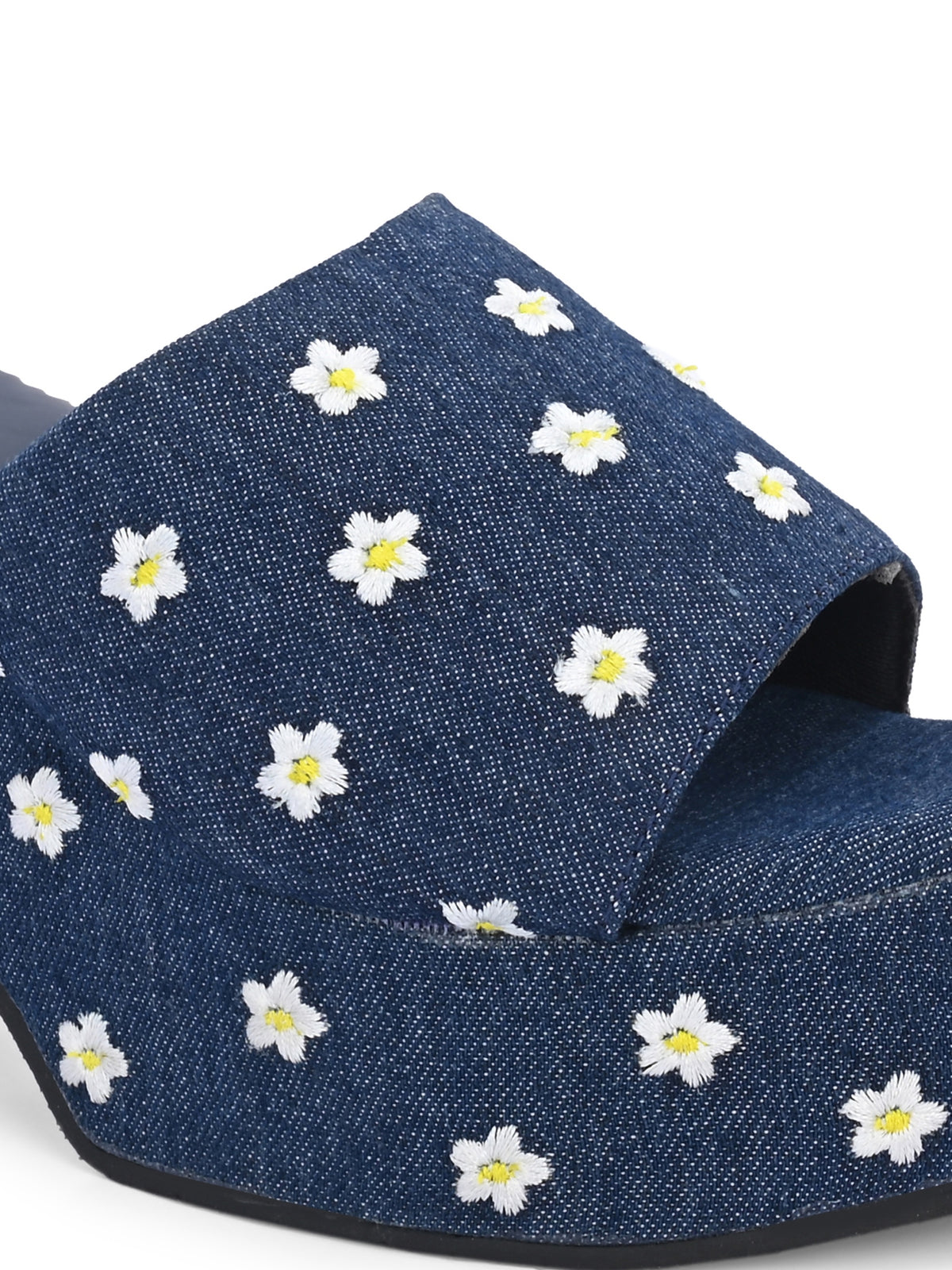 Bloom Denim Platforms