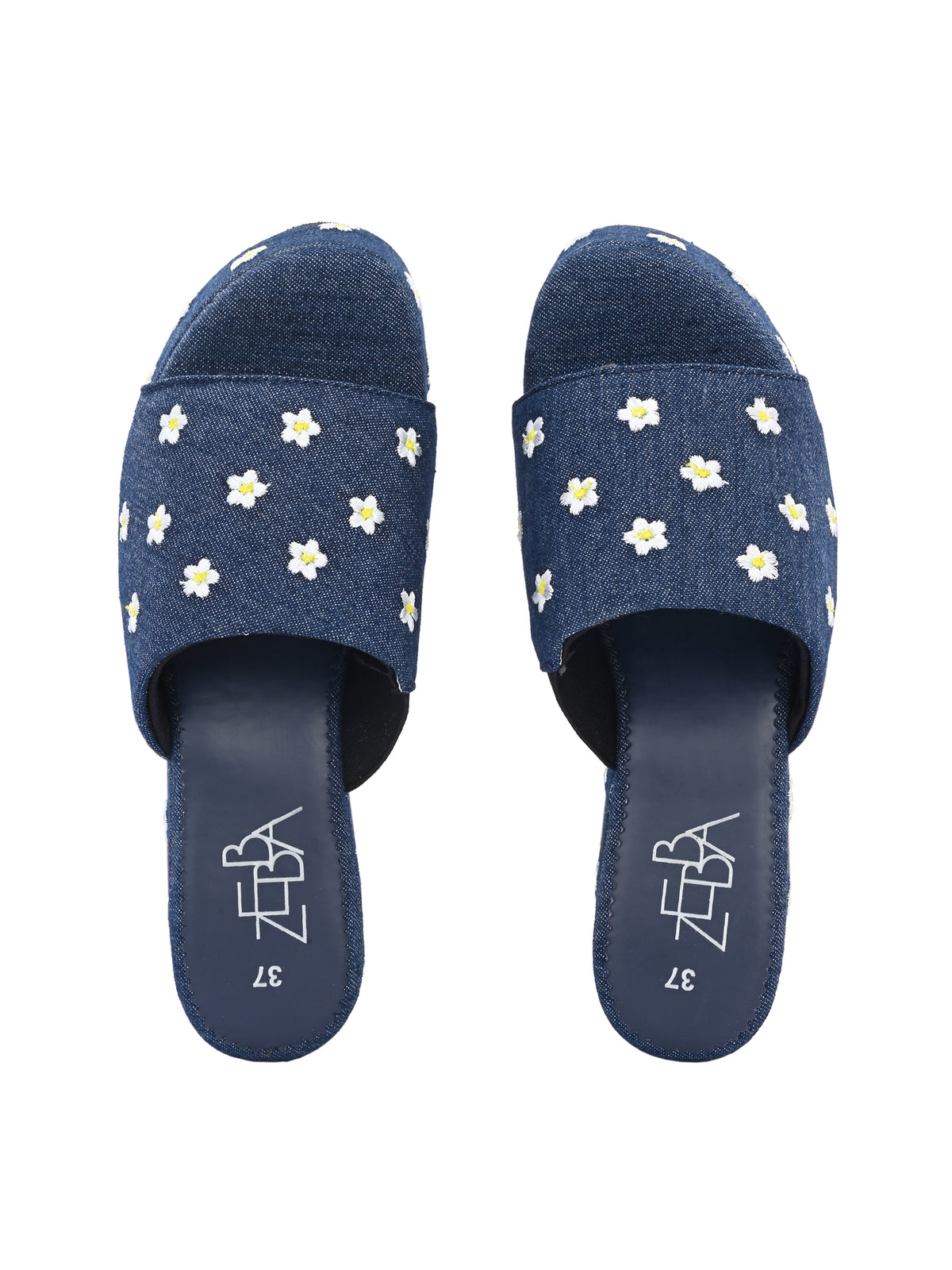 Bloom Denim Platforms