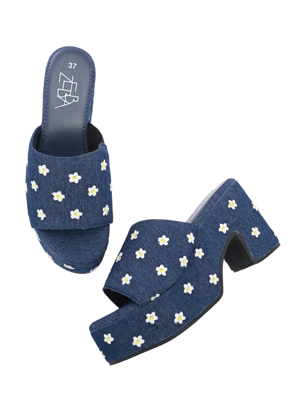 Bloom Denim Platforms