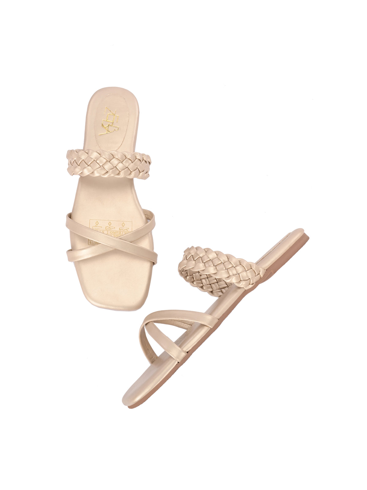Evin Soft Gold Flats