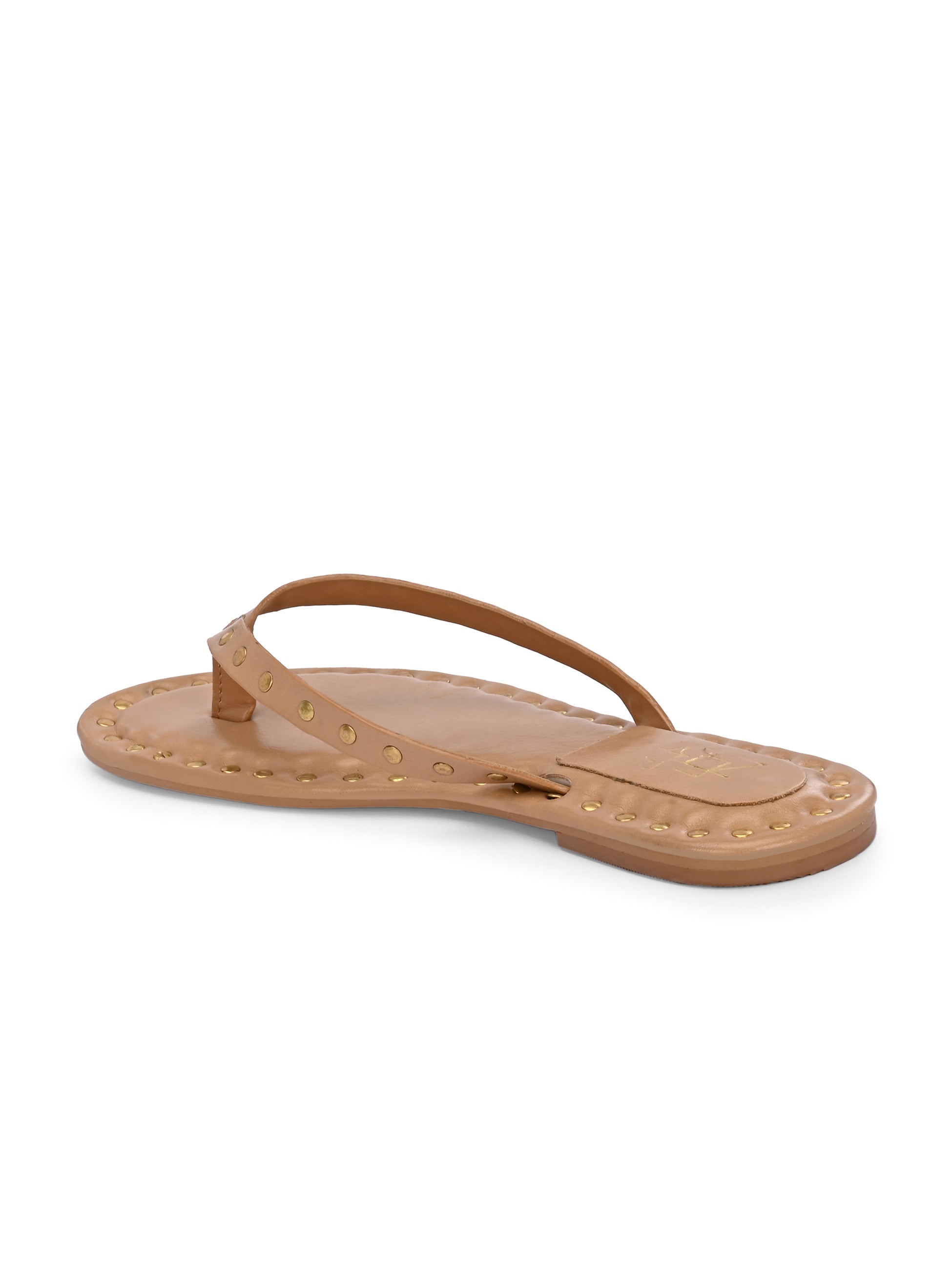 Aisle Beige studded Slip on