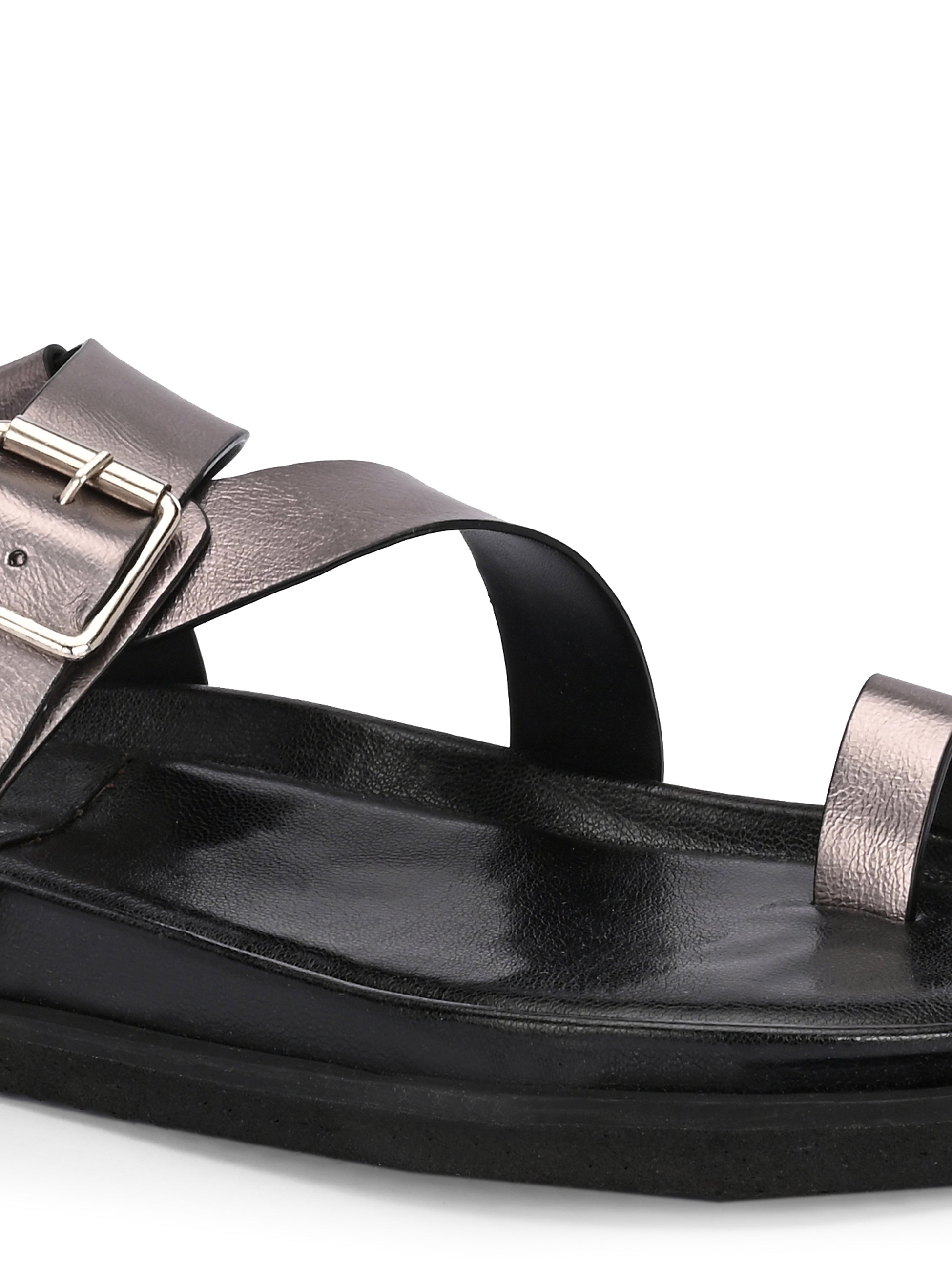 Cosmos Pewter Sandals