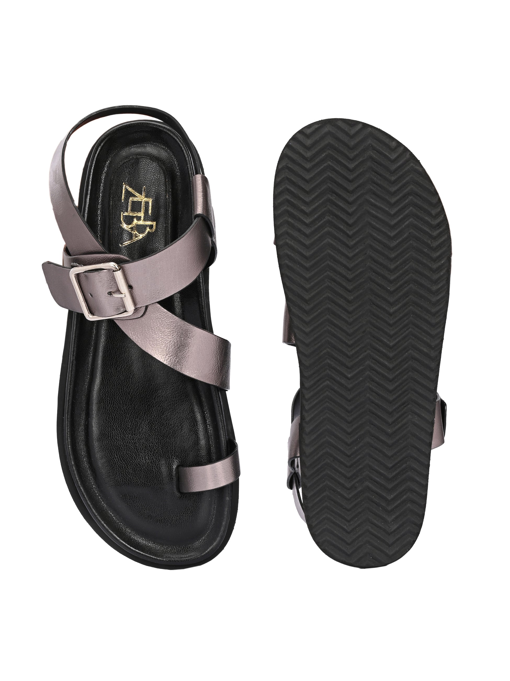 Cosmos Pewter Sandals