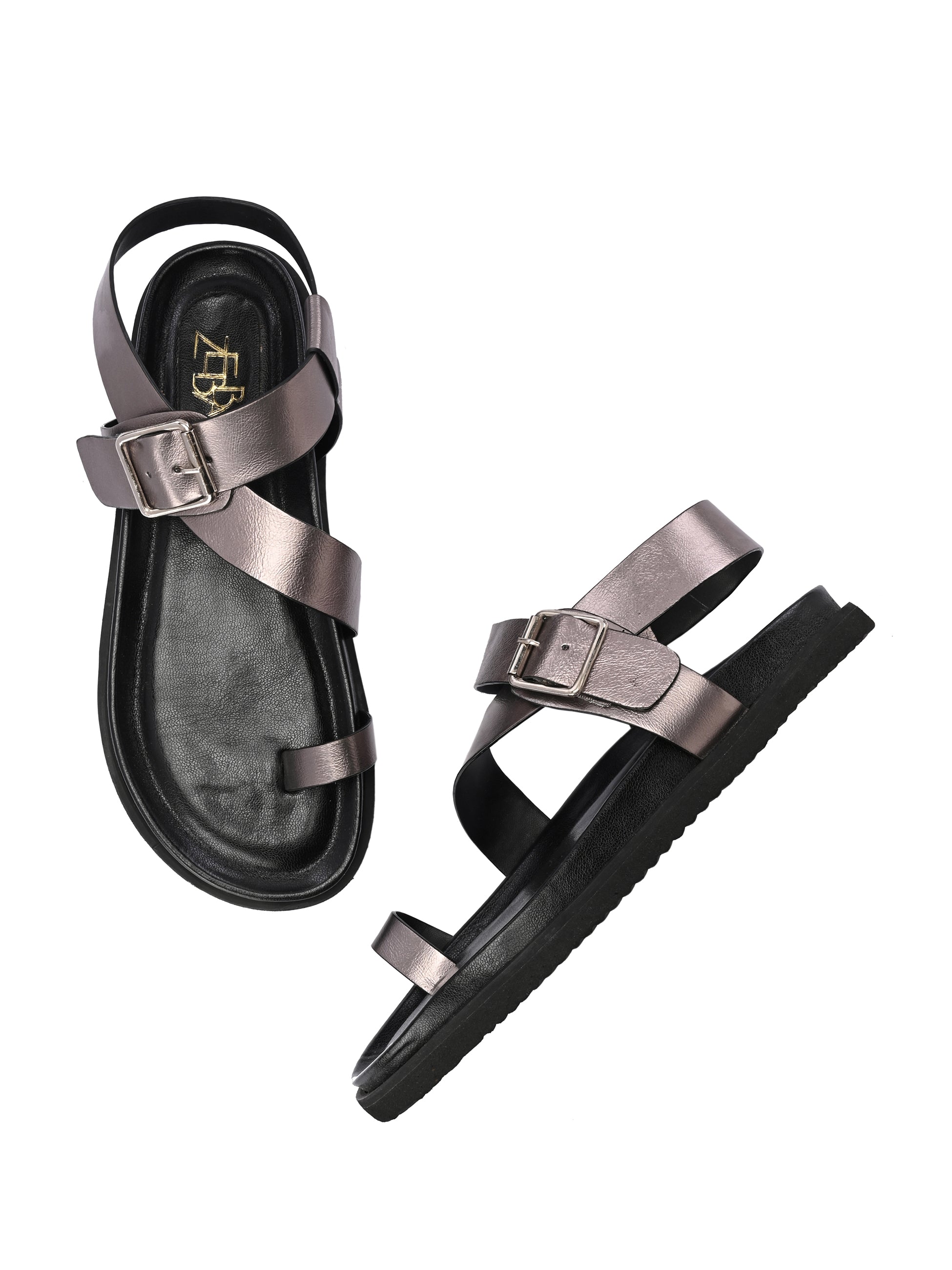 Cosmos Pewter Sandals