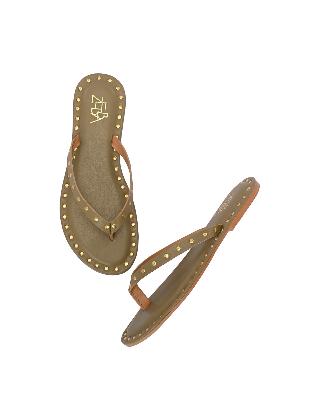 Aisle Green studded Slip on
