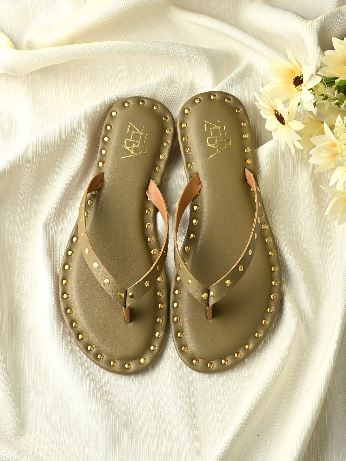 Aisle Green studded Slip on